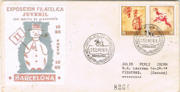 54649. Carta Certificada SAN MARTIN De PROVENSALS (Barcelona) 1968. EXposicion Filatelica Juvenil - Cartas & Documentos