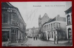 CPA  NL 1904 Rozendaal / Roosendaal. Markt Van Af Stationsweg - Roosendaal