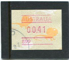 AUSTRALIA - 1989  41c  FRAMA  LIZARD   NO POSTCODE  B99  FINE USED - Automatenmarken [ATM]