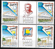 Nouvelle Calédonie 1999 - Yvert Et Tellier Nr. 797/798 Paires Avec Vignette Centrale - Michel Nr. 1175/1176 Paar  ** - Ungebraucht