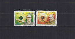 Brazil 1992 Olympic Games Barcelona, Shooting Set Of 2 MNH - Verano 1992: Barcelona