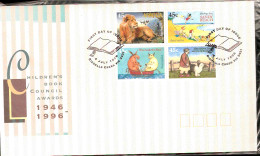 AUSTRALIA Children Book Council Awards 1946 / 1996 FDC - Contes, Fables & Légendes