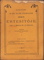 A Lugosi M. Kir. állami Főgimnazium XIV-ik Evi értesitője 1905-6 Iskolai év C1353 - Libros Antiguos Y De Colección