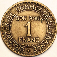 France - Franc 1923, KM# 876 (#4066) - 1 Franc