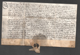 1621 ?? MANUSCRIT AVEC SCEAU F11 - Manoscritti