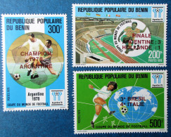 Timbres Neufs** Du Bénin Mondial Football 1978 - Benin - Dahomey (1960-...)