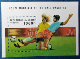 Bloc Neuf** Du Bénin Du Mondial Football France 1998 - Benin – Dahomey (1960-...)