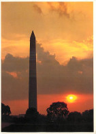 Etats Unis - Washington DC - Washington Monument - Sunset - Coucher De Soleil - Etat De Washington - Washington State -  - Washington DC