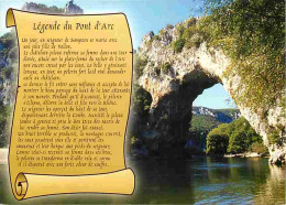 07 - Ardèche - Gorges De L'Ardèche - Le Pont D'Arc - CPM - Voir Scans Recto-Verso - Vallon Pont D'Arc
