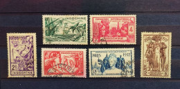 04 - 24 - Indochine - N°193 à 198 - MH - Série Complète - Paris 1937 - Used Stamps