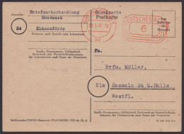 Braunschweig: Wie PA01,GS, Saubere Bedarfskarte, 29.1.47, Ansehen! - Cartas & Documentos