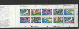Canada 1992 Olympic Games Barcelona, Cycling, Athletics Etc. Stamp Booklet MNH - Verano 1992: Barcelona