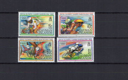 Cayman Islands 1992 Olympic Games Barcelona, Cycling Set Of 4 MNH - Summer 1992: Barcelona