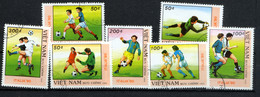 VIETNAM, VIET-NAM 1990, Yv. Xxx/x, Football, Italie 90,  Valeurs, Oblitérés / Used. R050 - Usati