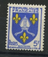 FRANCE -  ARMOIRIE SAINTONGE - N° Yvert  1005** - 1941-66 Stemmi E Stendardi