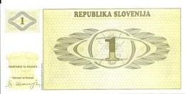 SLOVENIE 1 TOLAR 1990 UNC P 1 - Slowenien