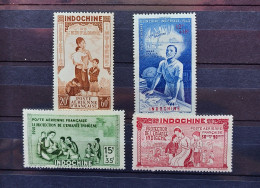 04 - 24 - Indochine - Poste Aérienne N°20 - 21 - 22 - 23  ** - MNH - Unused Stamps
