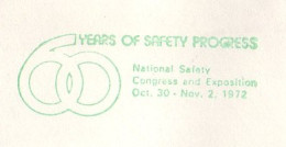 Meter Cover USA 1972 60 Years Safety Progress - Congress - Exposition - Autres & Non Classés