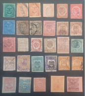 COLOMBIA 1883 EAGLE +TELEGRPHOS SIGNATURE OF EXPERT + STOCK LOT MIX + 82 SCANNERS - Colombia