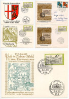 Germany, West 1970 3 FDCs & 2 Commemorative Covers - Cochem On The Moselle 350th Anniversary, Scott 1047 - 1961-1970