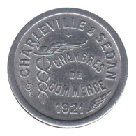 CHARLEVILLE ET SEDAN - 01.01 - Monnaie De Nécessité - 5 Centimes 1921 - Noodgeld