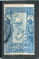 SAINT-PIERRE ET MIQUELON N° 153 (Y&T) (Oblitéré) - Usati