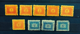 04 - 24 - Indochine - Timbres Taxe N° 75 à 83 (*) - Emis Sans Gomme - Postage Due