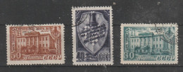 1948 -  5 Championnats Du Monde D Echecs Mi No 1292/1294 - Gebraucht