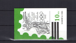 Czechoslovakia 1992 Olympic Games Albertville Stamp Booklet MNH - Hiver 1992: Albertville