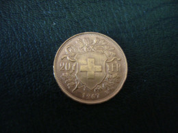Pièce De 20 Fr Or De 1947. - 20 Franken (gold)