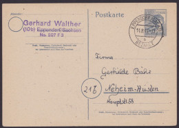 Eppendorf: Sauberer Bedarf, K2 "Bezahlt", 14.8.47 - Storia Postale