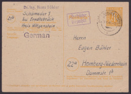 Erndtebrück: PB 02, Bedarf "Schamacher", 29.4.45 - Lettres & Documents