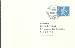 SUISSE Ca.1961: LSC Affr. De 5c (tarif Imprimés) - Storia Postale