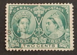 CANADA YT 40 OBLITÉRÉ "REINE VICTORIA" ANNÉE 1897 - Usati