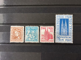 Allemagne Zone Anglo-américaine YT 37-40 ** - Mint