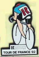 @@ Vélo Cycle Cyclisme Tour De France 1992 RICOH Informatique (3.5x2.8) @@ve64a - Cycling