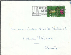 SUISSE 1954: LSC De Genève Affr. De 10c - Cartas & Documentos