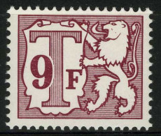 TX 81P6 - Klein Waardecijfer - 9F Paars - POLYVALENT Papier - Stamps