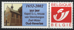 België 3181 - Duostamp - Kapel - Oud-Heverlee - Mint