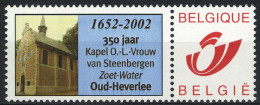 België 3182 - Duostamp - Kapel O.-L..-Vrouw Van Steenbergeb - Oud-Heverlee - Nuevos