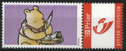 België 3274 - Duostamp - Classic Pooh - Schrijft Een Brief - Disney - Postfris