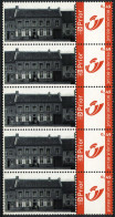 België 3228 - Duostamp - Huis - Strook Van 5 - Postfris