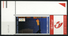 België 3274 - Duostamp - Sport - Athene 2004 - Olympische Fakkel Loop - Met Drukdatum - Postfris