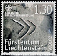 Fürstentum Liechtenstein 2007, Europa: Pfadfinder/Europe: Scouts, Friends (symbolism)/Amis (symbolisme), MiNr. 1436 - Ongebruikt