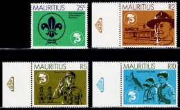 Mauritius 1982, 70 Years Of Scouts In Mauritius: Big Howl, Mountaineering Scouts, Etc., MiNr. 536-539 - Ongebruikt