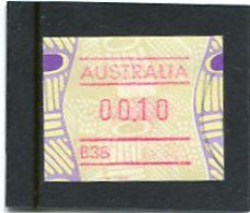 AUSTRALIA - 1999  10c  FRAMA  TIWI  NO  POSTCODE   B38   FINE USED - Automaatzegels [ATM]