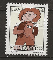 POLAND Oblitéré 3401A Les Signes Du Zodiaque Lion - Oblitérés