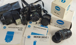 Minolta X-700 MPS With Motor Drive 1 And Lenses - Macchine Fotografiche