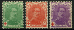 België 129/31 * - Rode Kruis - Croix-Rouge - 1914-1915 Croce Rossa