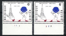 België 1909- Plaatnummers 1-2 - 1971-1980
